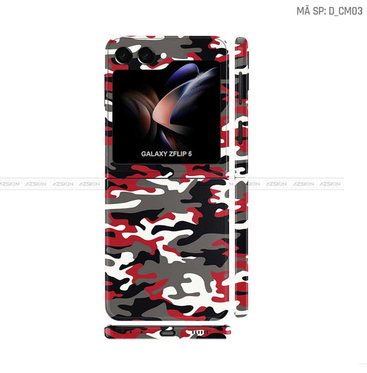 Dán Skin Galaxy Z Flip 7 Hình Camo | D_CM03