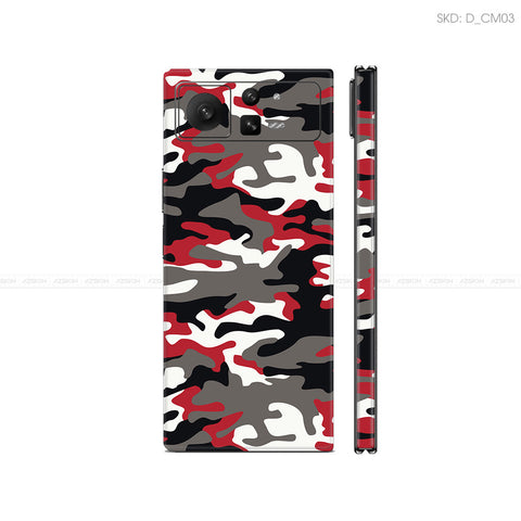 Dán Skin Điện Thoại Xiaomi Mix Fold Series Hình Camo | D_CM03