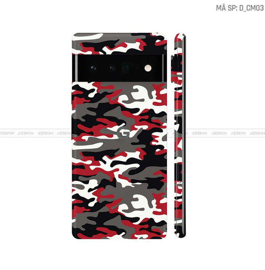 Dán Skin Google Pixel 6 Series Hình Camo | D_CM03
