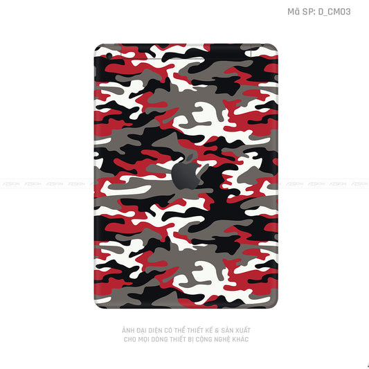 Dán Skin IPad Gen Series Họa Tiết Camo | D_CM03