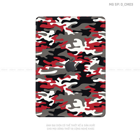 Dán Skin IPad Gen Series Họa Tiết Camo | D_CM03