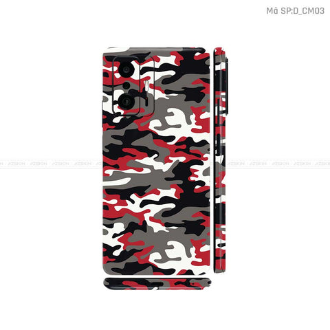 Dán Skin Xiaomi 11 Series Hình Camo | D_CM03