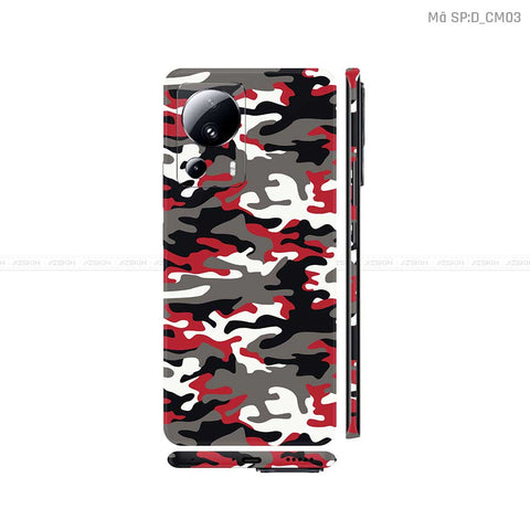 Dán Skin Xiaomi 13 Series Hình Camo | D_CM03