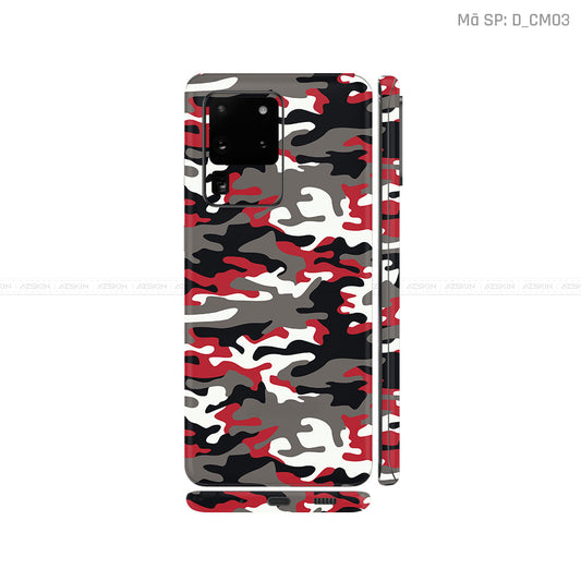 Dán Skin Galaxy S20 Series Hình Camo | D_CM03