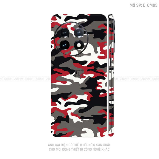 Dán Skin Oneplus 11 Series Hình CAMO  | D_CM03