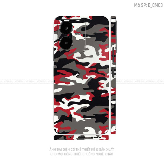 Dán Skin Vivo Y Series Hình Camo | D_CM03