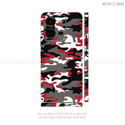 Dán Skin Vivo V Series Hình Camo  | D_CM03