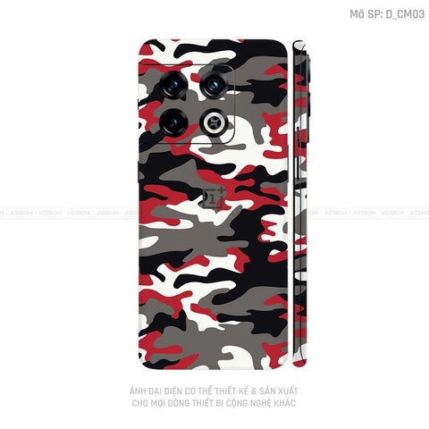 Dán Skin Oneplus 10 Series Hình Camo | D_CM03