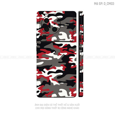 Dán Skin Vivo X Series Hình Camo | D_CM03