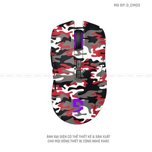 Skin Dán Chuột Fuhlen Hình Camo | D_CM03
