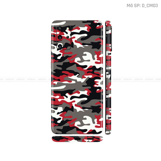 Dán Skin Galaxy S20 Series Hình Camo | D_CM03