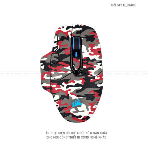Skin Dán Chuột Corsair Hình Camo | D_CM03