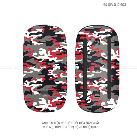 Skin Dán Chuột Apple Magic Mouse Hình Camo | D_CM03