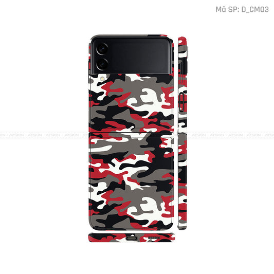 Dán Skin Galaxy Zflip3 Hình Camo | D_CM03