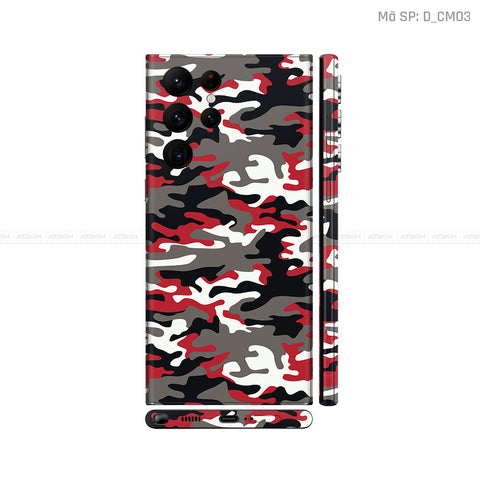 Dán Skin Galaxy S22 Series Hình Camo | D_CM03
