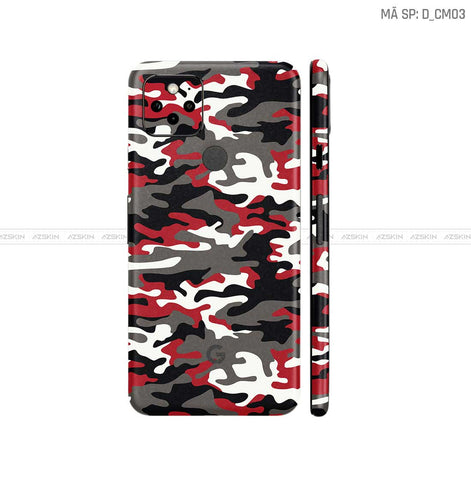 Dán Skin Google Pixel 5 Hình Camo | D_CM03