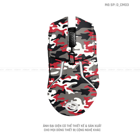 Skin Dán Chuột Steelseries Camo | D_CM03