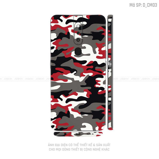 Miếng Dán Skin Điện Thoại OPPO F Series Hình Camo | D_CM03