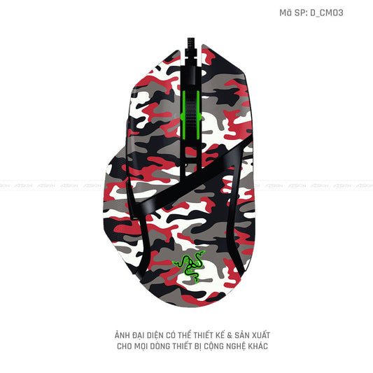 Skin Dán Chuột Razer Hình Camo | D_CM03