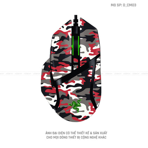 Skin Dán Chuột Razer Hình Camo | D_CM03