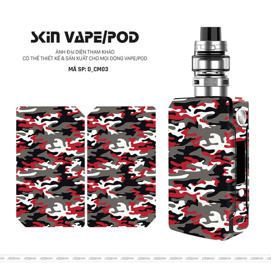 Dán Skin Vape Hình Camo | D_CM03