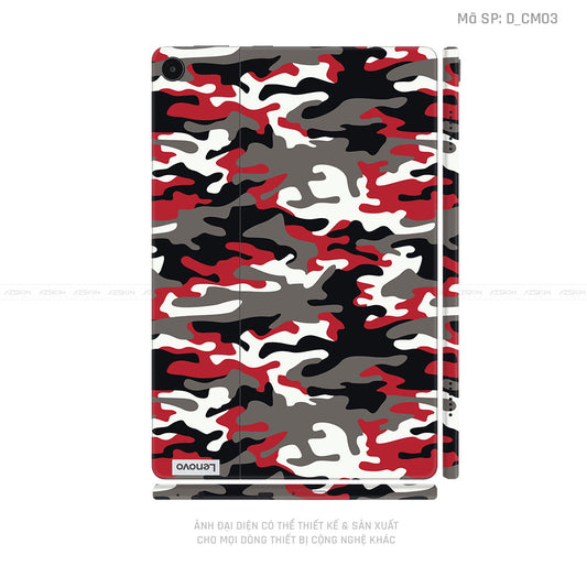 Dán Skin Máy Tính Bảng Lenovo Pad Series Hình Camo | D_CM03