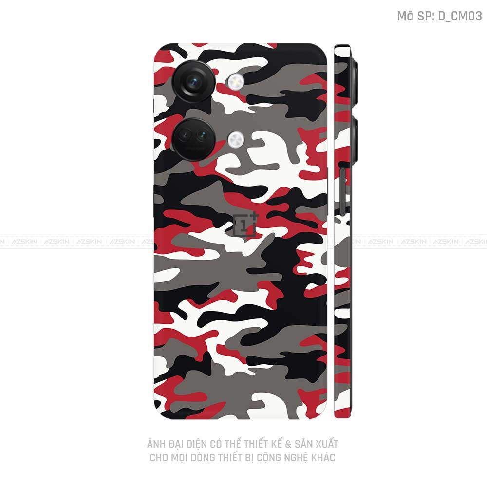 Dán Skin Oneplus Nord Series Hình CAMO | D_CM03