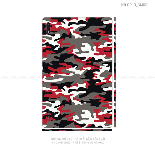 Dán Skin Galaxy Tab S8 Series Hình Camo | D_CM03