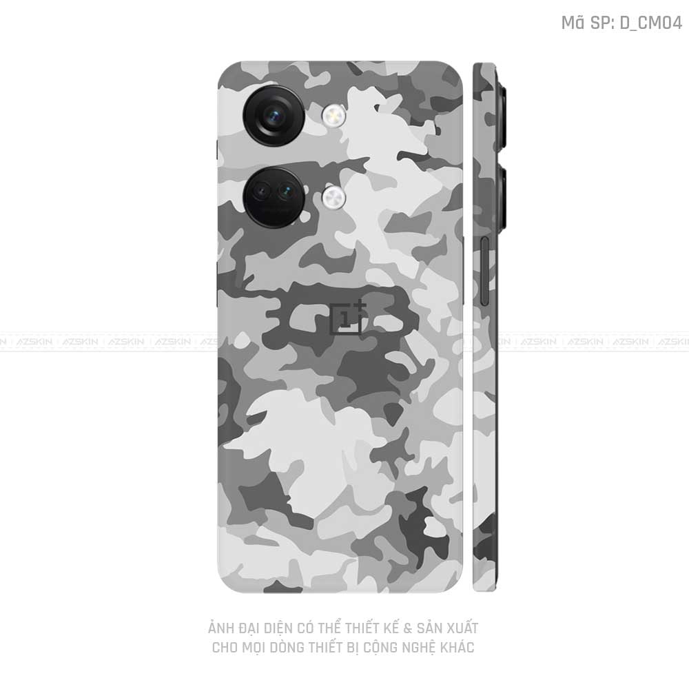 Dán Skin Oneplus Nord Series Hình CAMO | D_CM04