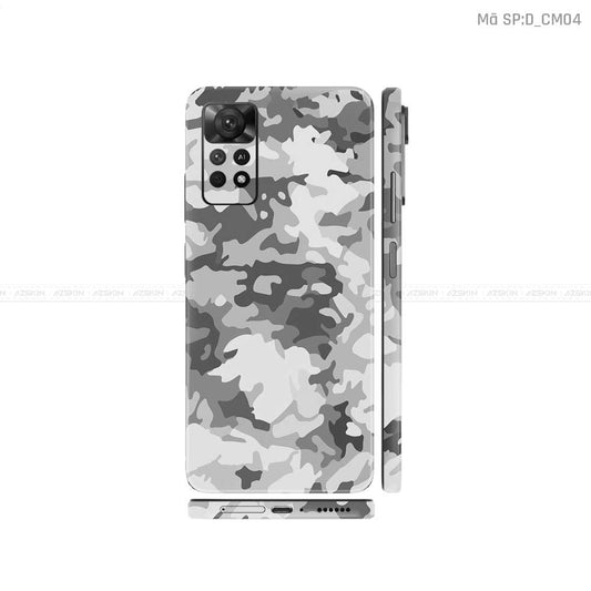 Dán Skin Xiaomi Redmi Note 11 Series Hình Camo | D_CM04