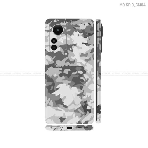 Dán Skin Xiaomi 12 Series Hình Camo | D_CM04