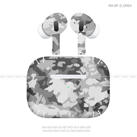 Dán Skin Tai Nghe Airpod Pro/ Pro 2 Hình Camo | D_CM04