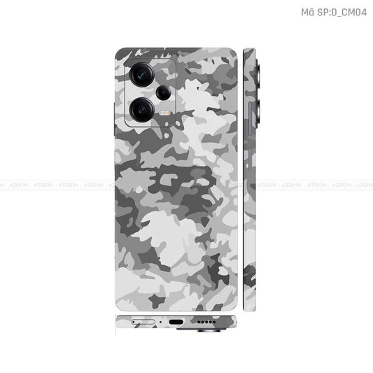 Dán Skin Xiaomi Redmi Note 12 Series Hình Camo | D_CM04
