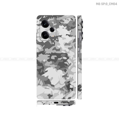 Dán Skin Xiaomi Redmi Note 12 Series Hình Camo | D_CM04