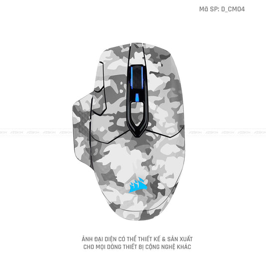 Skin Dán Chuột Corsair Hình Camo | D_CM04