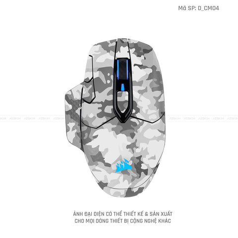 Skin Dán Chuột Corsair Hình Camo | D_CM04
