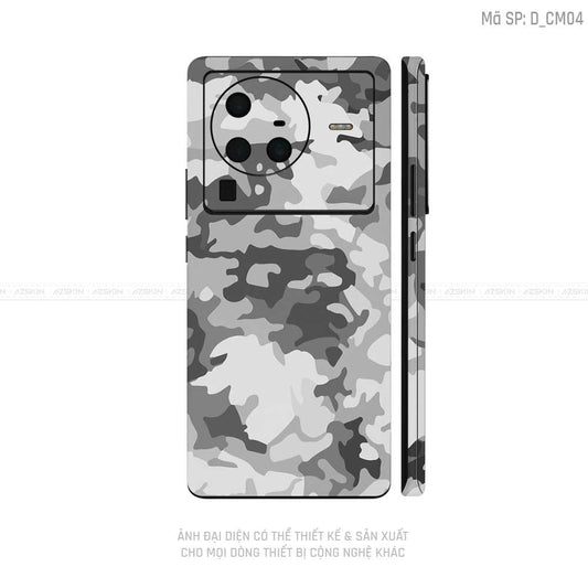 Dán Skin Vivo X Series Hình Camo | D_CM04