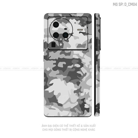 Dán Skin Vivo X Series Hình Camo | D_CM04