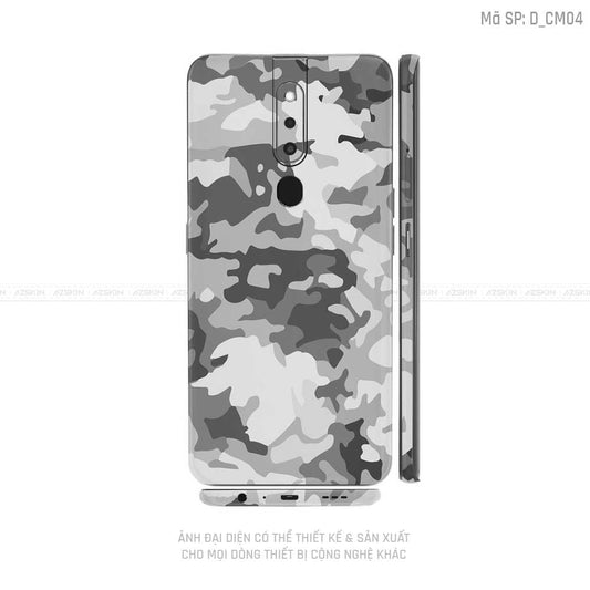 Miếng Dán Skin Điện Thoại OPPO F Series Hình Camo | D_CM04
