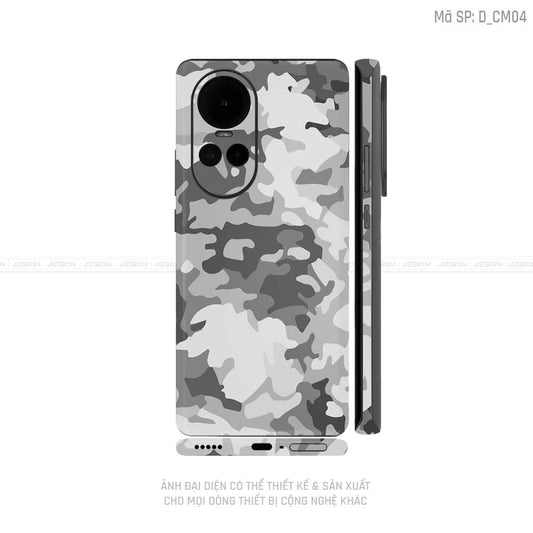 Dán Skin Điện Thoại OPPO Reno Series Hình Camo | D_CM04