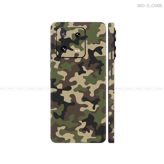 Dán Skin Điện Thoại Xiaomi 14 Series Hình Camo  | D_CM05