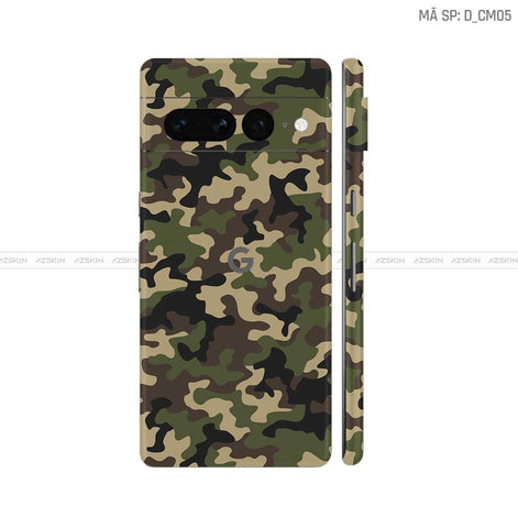 Dán Skin Google Pixel 8 Series Hình Camo | D_CM05