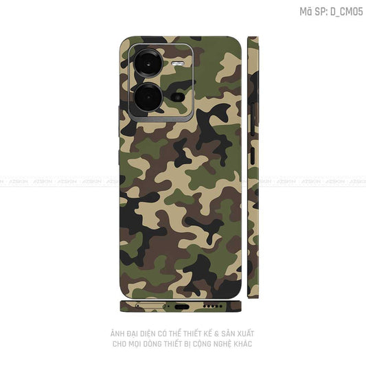 Dán Skin Vivo V Series Hình Camo  | D_CM05