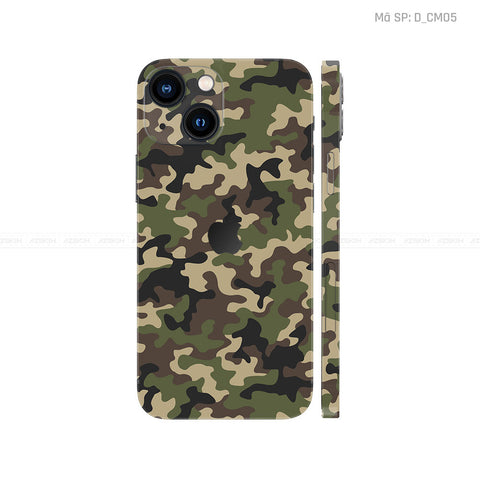 Dán Skin IPhone 13 Series Hình Camo | D_CM05