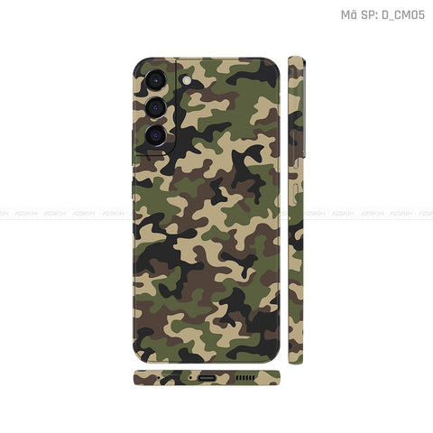 Dán Skin Galaxy S22 Series Hình Camo | D_CM05