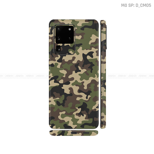 Dán Skin Galaxy S20 Series Hình Camo | D_CM05