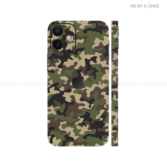 Dán Skin IPhone 12 Series Hình Camo | D_CM05