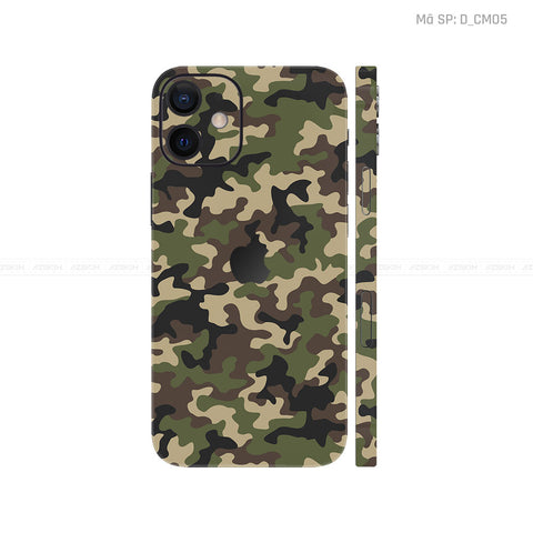 Dán Skin IPhone 12 Series Hình Camo | D_CM05
