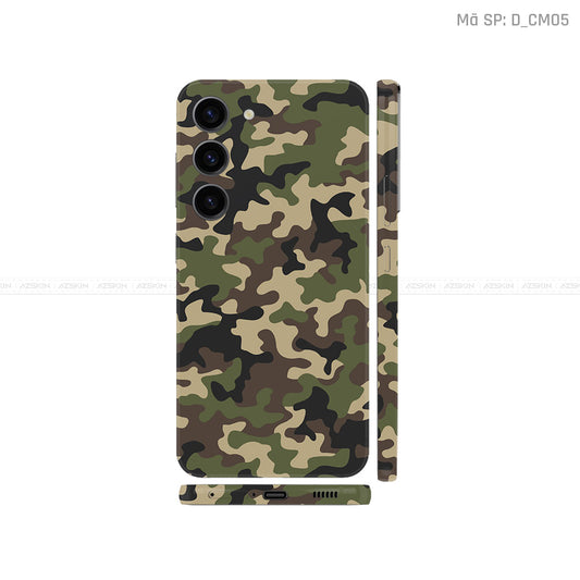 Dán Skin Galaxy S23 Series Hình Camo | D_CM05