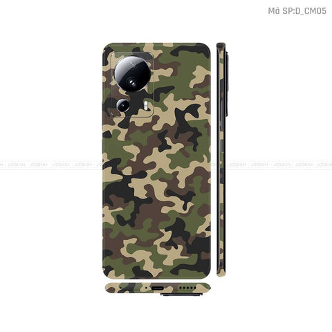 Dán Skin Xiaomi 13 Series Hình Camo | D_CM05